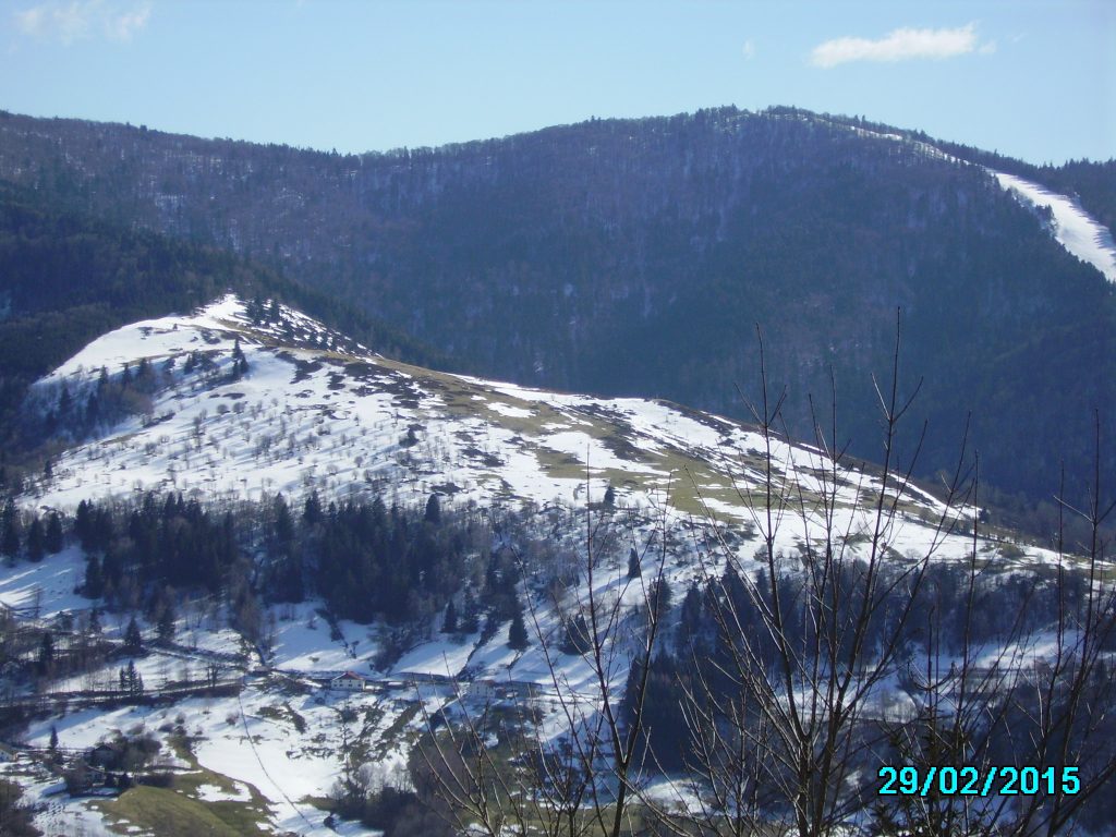 Vues sur la vallée de Bussang depuis le chalet